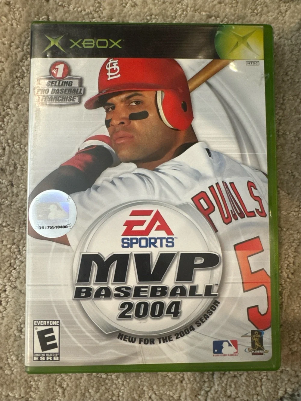 Microsoft Xbox MVP Baseball 2004 - White & Red Cover